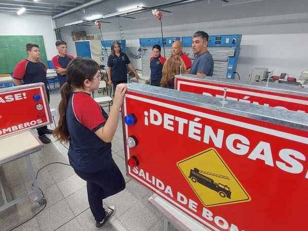 Señalización para el Corredor Seguro de Bomberos