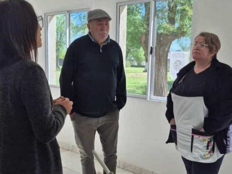 Firme de convenio e inauguración de aula nueva
