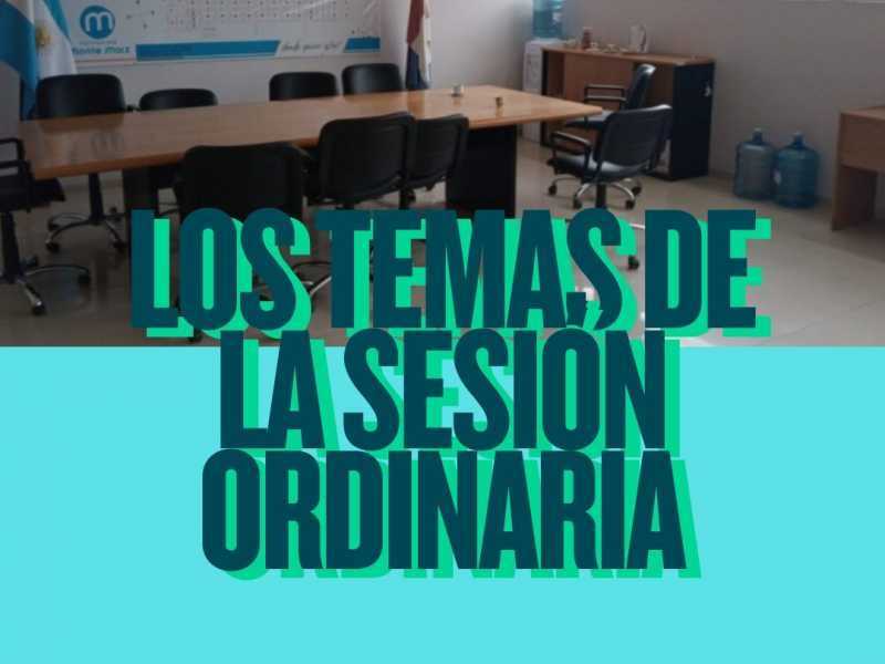 Sesión Ordinaria del Honorable Concejo Deliberante