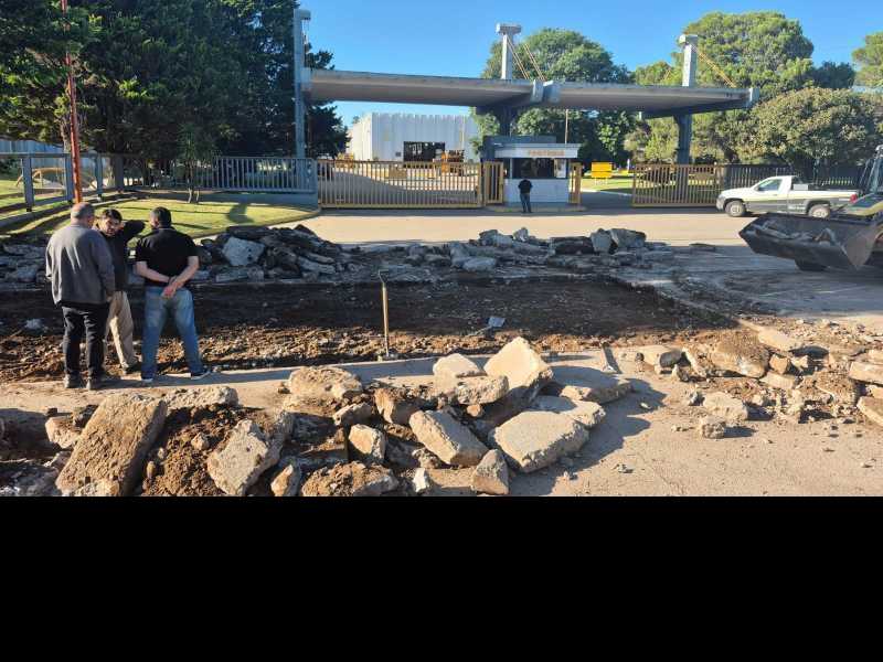Repavimentación en calle Misiones