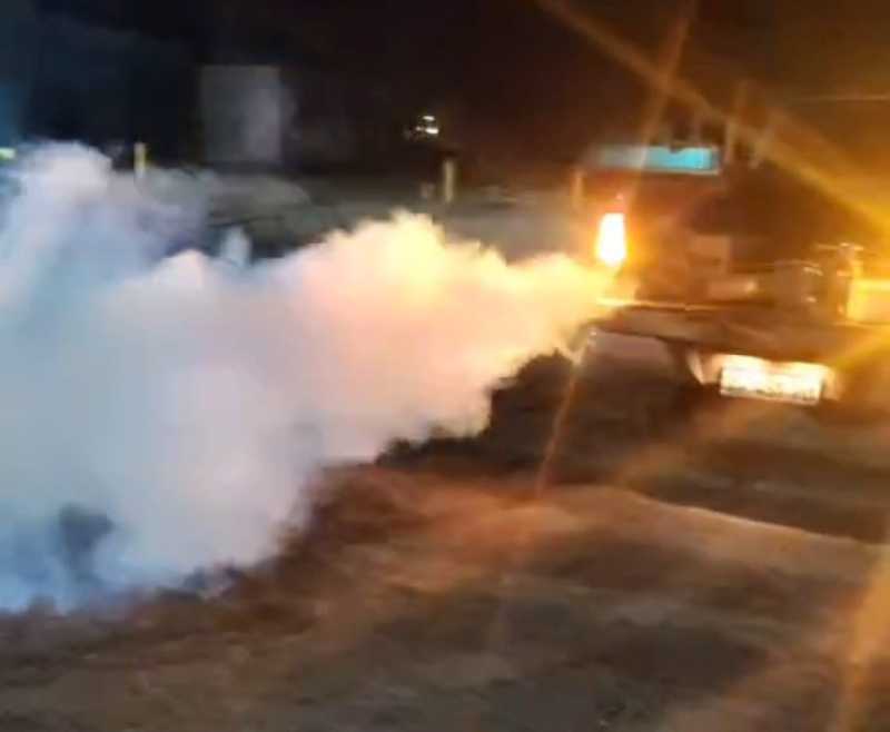 Pulverización preventiva contra los mosquitos