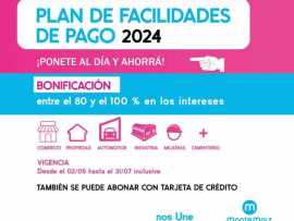 Plan de Facilidades de Pago para tasas municipales