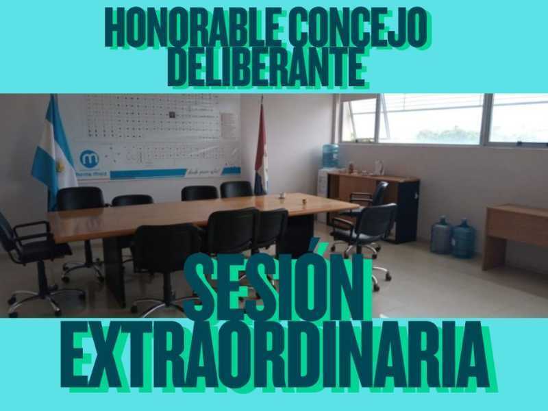 Convocatoria a sesión extraordinaria