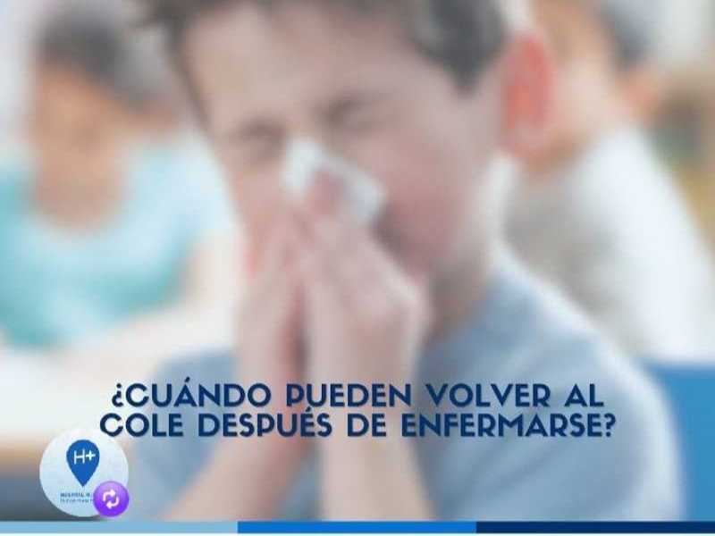 Criterios para el regreso escolar tras una enfermedad