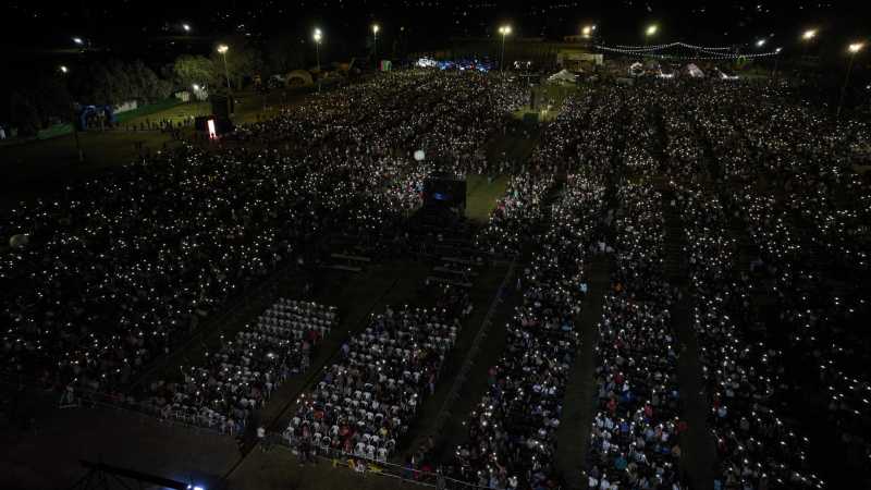 Organización del tránsito rn una noche multitudinaria