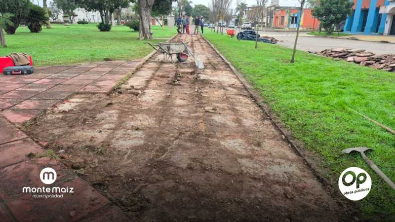 Restauración de la plaza José de San Martín