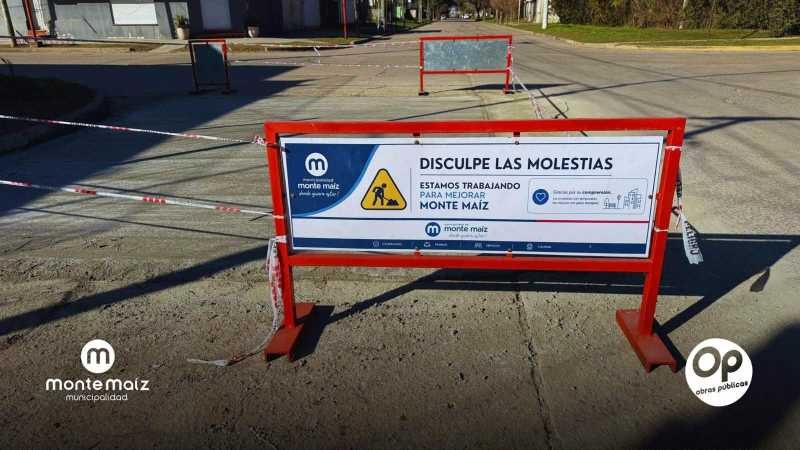 Bacheo en calle Buenos Aires